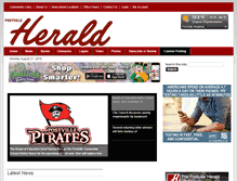 Tablet Screenshot of postvilleherald.com